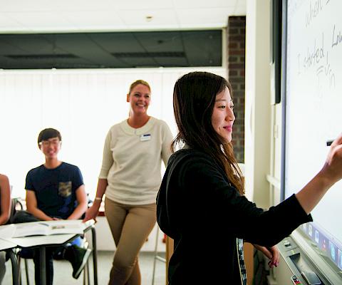 Cours d'anglais école de langue Kaplan Bournemouth