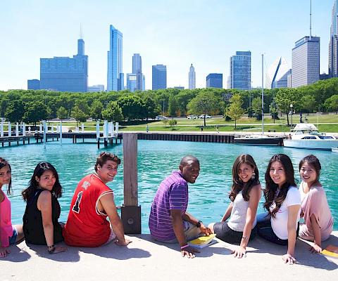 Cours d'anglais pas cher à Chicago USA