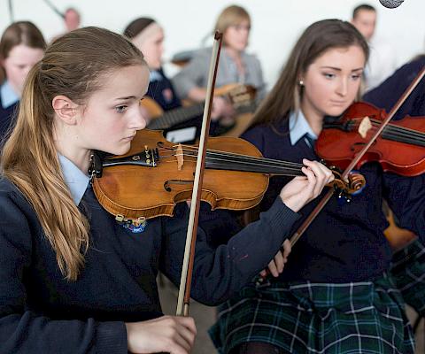 Année scolaire dans un lycée à Dublin